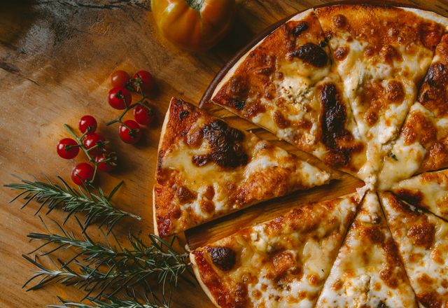 Pizza aus dem Ofen